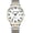 Luminous Two-Tone, variant on Easy-to-Read Quartz Watch for Seniors, Large Numerals, Calendar, 30m Water Resistance, Luminous,Women's Men's Stainless Steel Wrist Watch