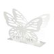 thumbnail image 1 of Servilletero de mariposa, de hierro, versátil, elegante, compacto, para encimera. blanco, 1 of 7