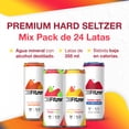 thumbnail image 2 of FITZER Agua Mineral con Alcohol Destilado y Sabor Natural - 24 Latas de 355 ml - Mix Pack, 2 of 7