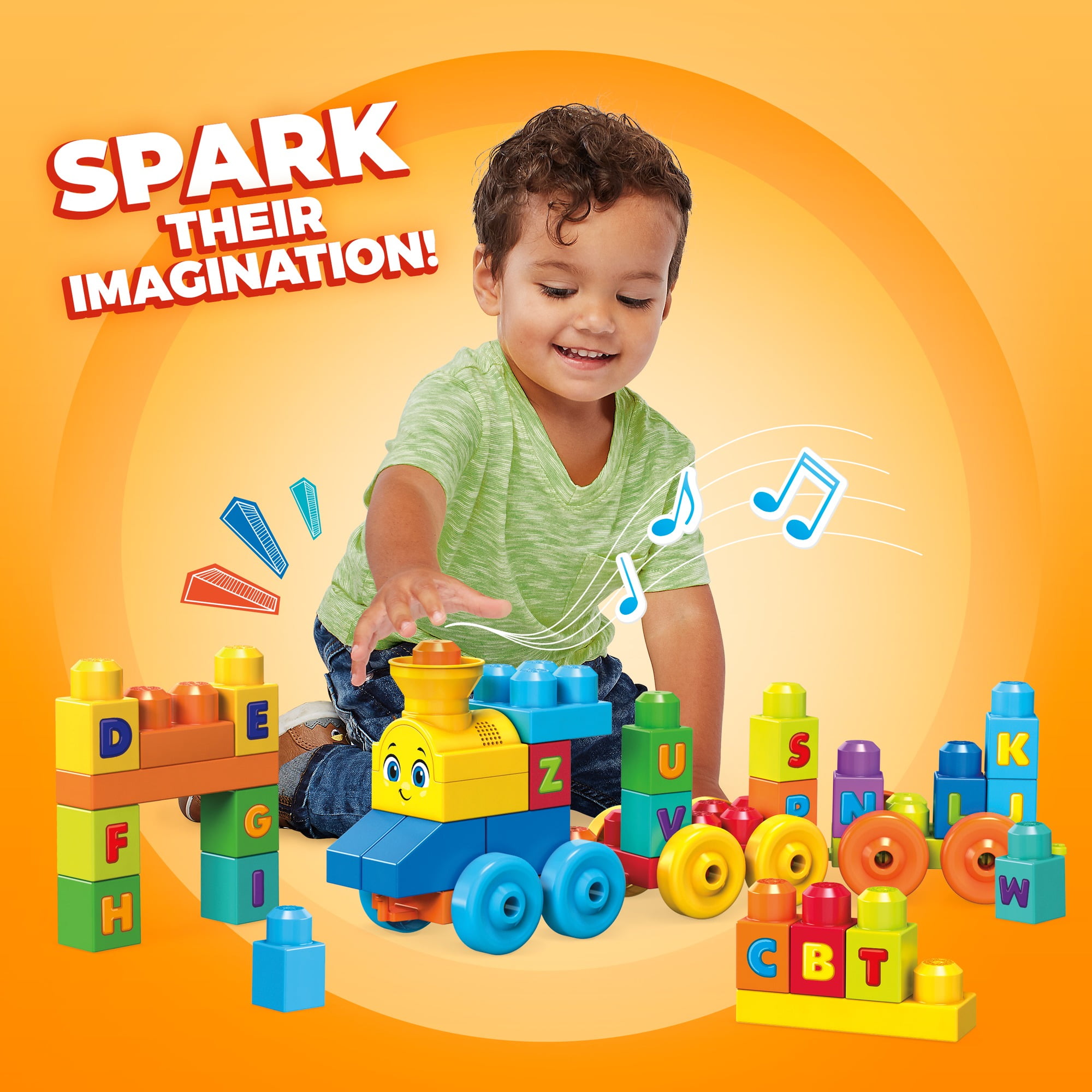 mega bloks alphabet train
