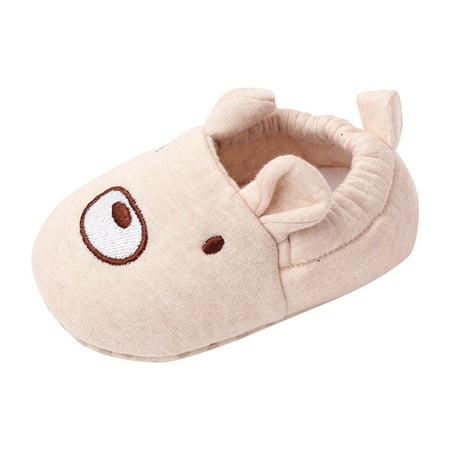 

Hwmodou Children Infant Toddler Shoes Spring And Summer Boys And Girls Floor Sports Shoes Soft And Comfortable Solid Color Cute Cartoon Pattern