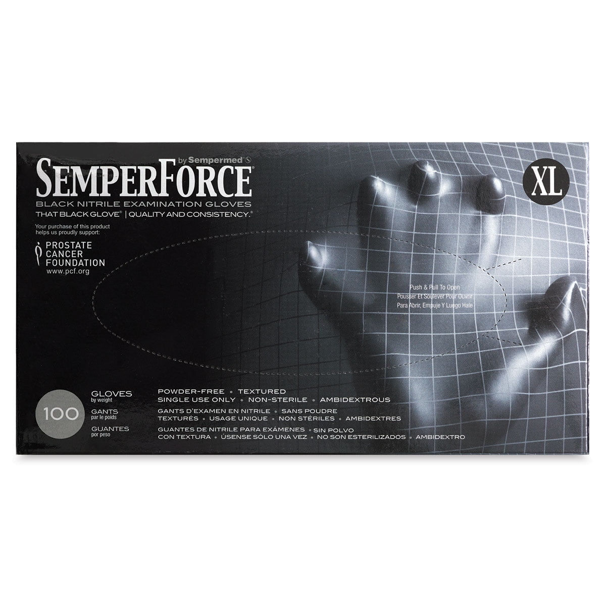 SemperForce Black Nitrile Gloves