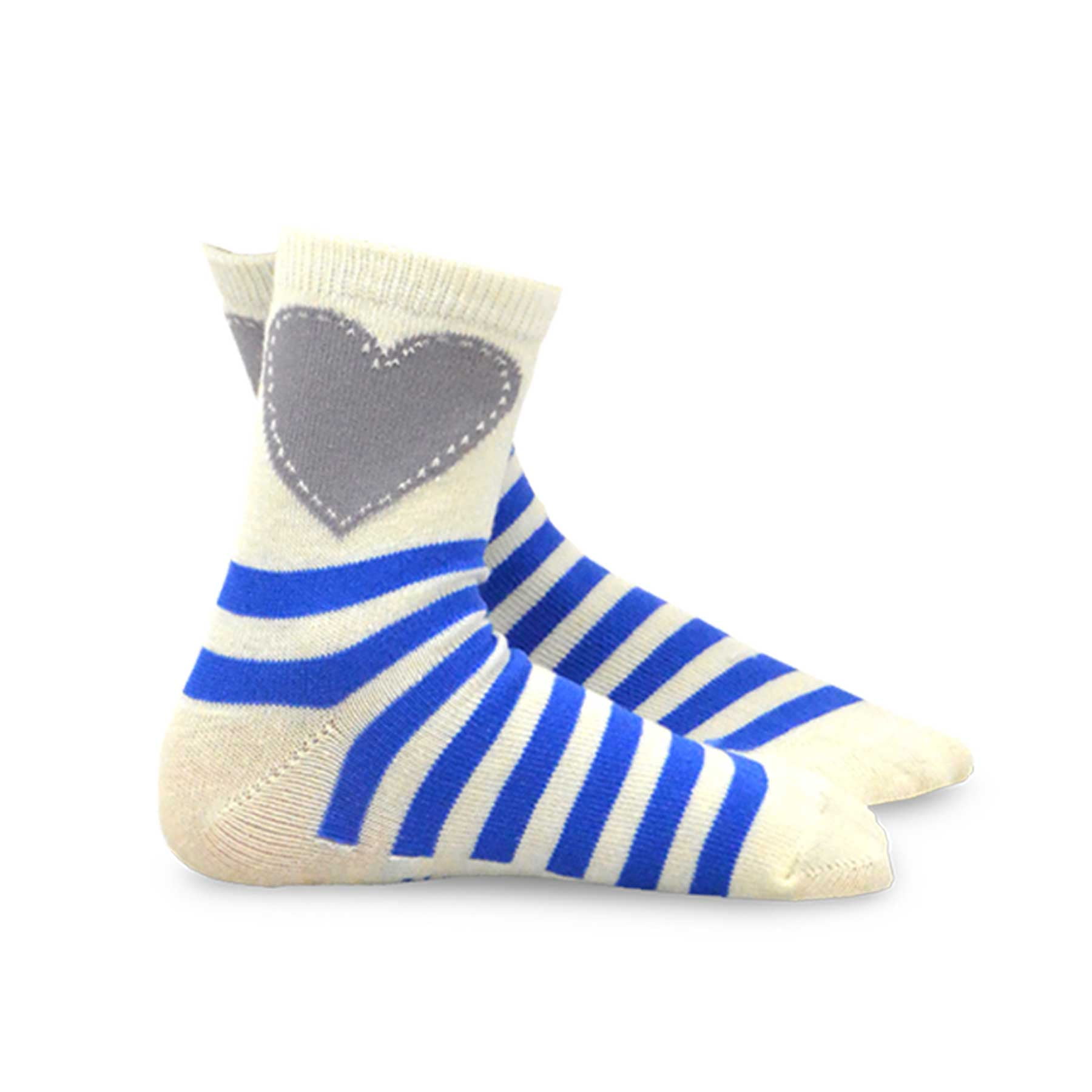 TeeHee Socks Boys Socks, 6 Pack Crew Cotton Stripe Star