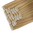 thumbnail image 3 of Kiplyki Fashion Hair Long Clip In Hair Extensions Full Head Straight Wig, 3 of 4