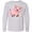 AC-Heather Grey, variant on Inktastic Cute Pig Long Sleeve Youth T-Shirt