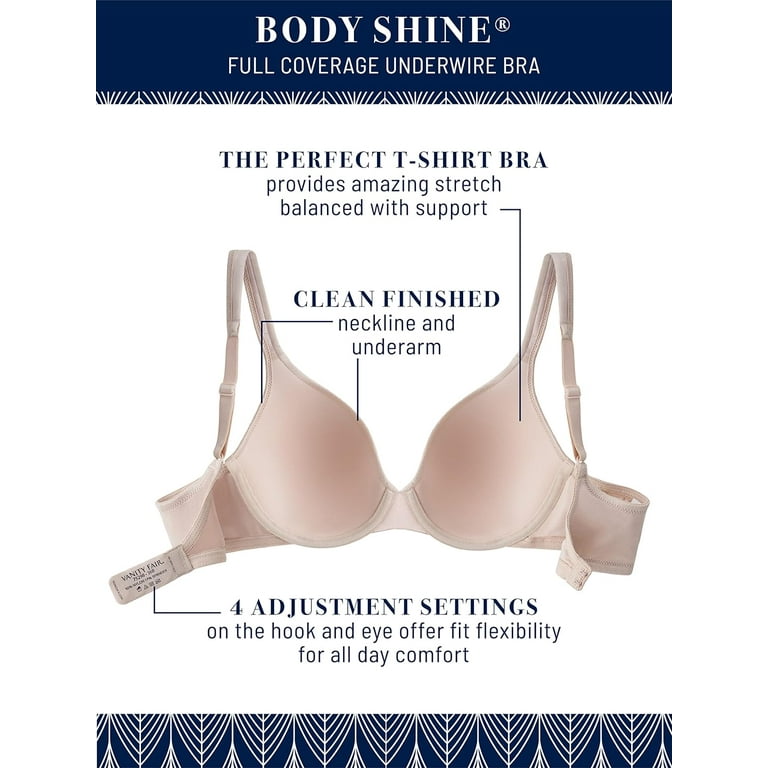 Vanity Fair Womens Body Shine T-Shirt Bra Style-75298