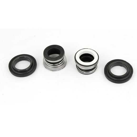 Unique Bargains 2 Pcs Rubber Bellows 17mm Inner Dia Spring Mechanical Seal