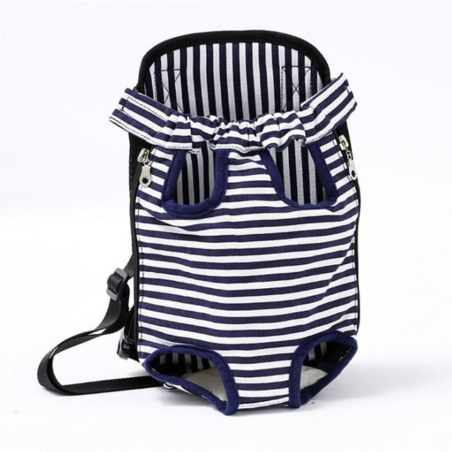 Fiudx Mochila para Perros, Diseño de Viaje Ventilado, Malla Cómoda, Doble Cremallera, Transpirable y Suave, Fácil de Llevar, Ideal para Paseos Al Aire Libre, Tallas Desde Pequeña Hasta Extragrande, C