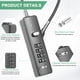 thumbnail image 2 of Uxcell 1-Conjunto de Cerraduras de Puerta para Cercas Exteriores, Cerradura de Combinación de 4 Dígitos con Cable de Acero y 3 Cuerdas Reemplazables [Gris], 2 of 7