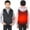 Black, variant on Dezsed Winter Kids Warm Vest For Boys Girls Usb Electric Heated Lightweight Rechargeable Heating Waistcoat Down Jacket Coat 4-15Y Children Outerwear With Zipper