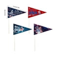 thumbnail image 3 of Beautynvta 12 Pcs 4th of July Cake Picks, Triangle Flags USA Toothpick Flags, Mini Stick Cupcake Toppers for Independence Day Cupcake Appetizers Party Decor, 3 of 6