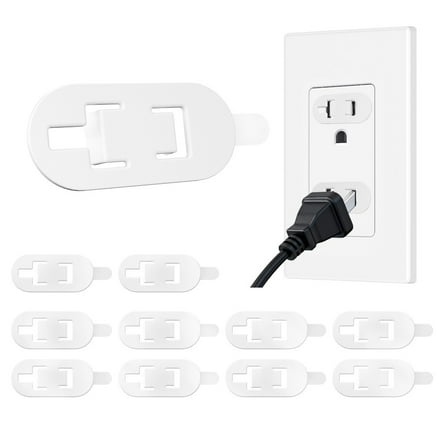 Snug Plug Loose Wall Outlet Insert Fix, 110V, Compact Design, 10 Pieces ...