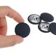 thumbnail image 4 of 10uds 40L Tela Paño Cubierto Botón 25mm Redondo Metal Vástago Costura Botones para Trajes Vestido Blusas Marino Azul, 4 of 5