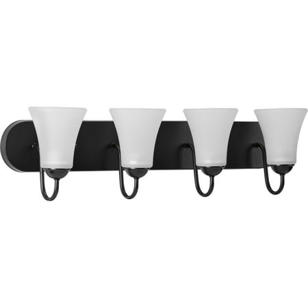 

Progress Lighting P300236 Classic 4 Light 30 Wide Bathroom Vanity Light - Black