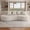 Beige, variant on Sailvan Modern Curved Sectional 3 Seat Sofa,Minimalist Half Moon Modular Couch for Living Room,Office and Apartment,Soft Chenille Fabric Navy