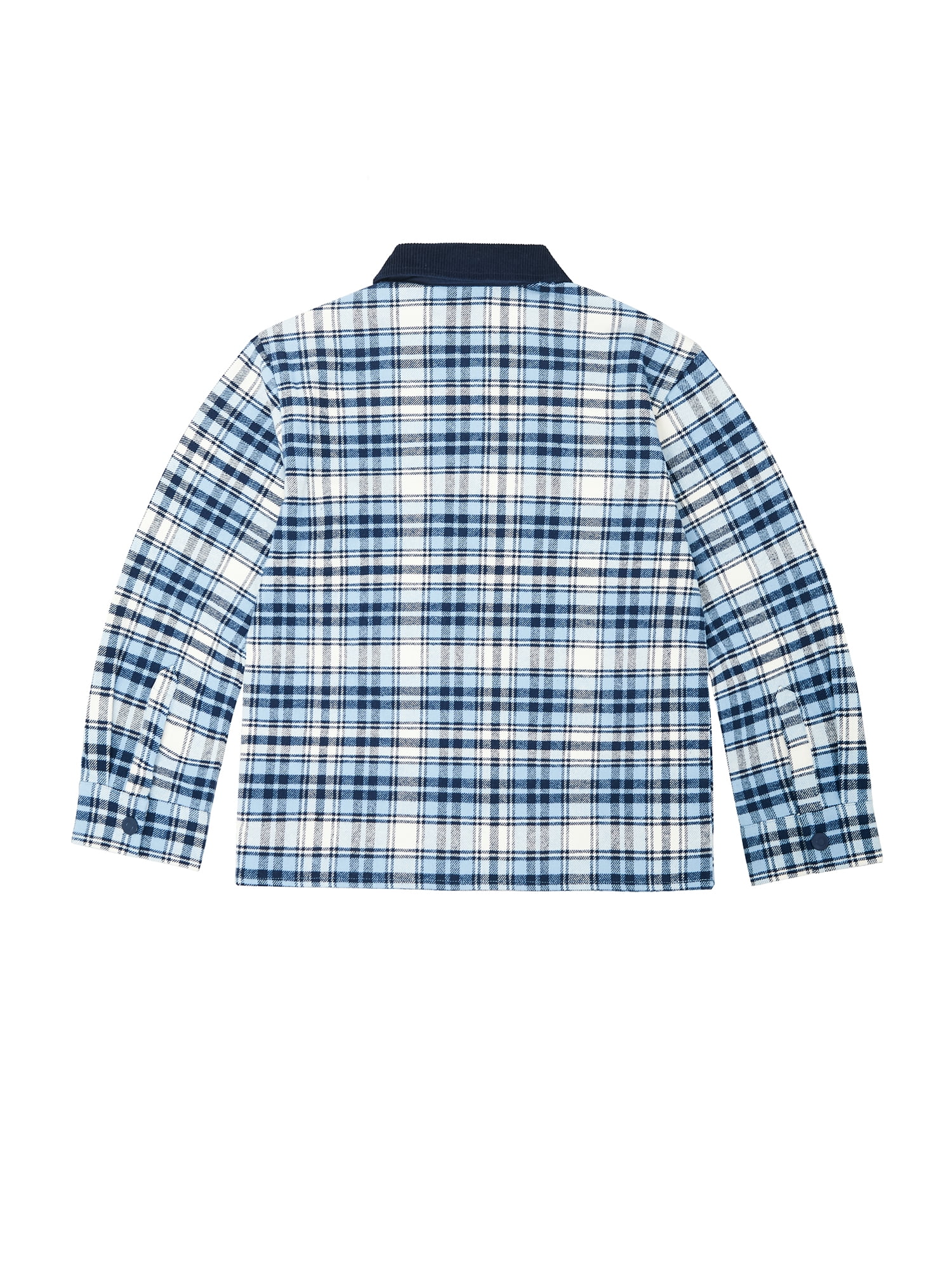 Weekend Academy Boys Flannel Full Zip Shacket, Sizes 4-18