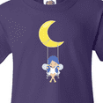 thumbnail image 4 of Inktastic Cute Fairy, Fairy On The Moon, Fairy On A Swing Youth T-Shirt, 4 of 5