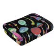 thumbnail image 3 of Bingfone Bright Mushrooms Ultra Absorbent & Soft Hand Towels For Bath, Hand, Face, Gym And Spa-27.5x16in, 3 of 9