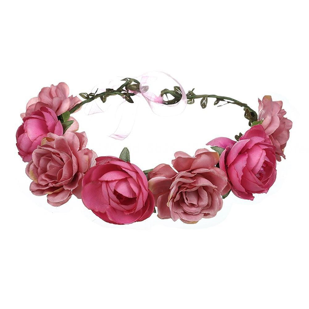 Flower Pattern Headband Hair Accessory for Women