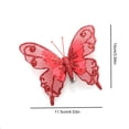 thumbnail image 3 of EXCIXING Set of 3 Festival Butterfly Hanging Ornament for Christmas Tree Decoration, 3 of 20