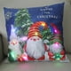 thumbnail image 4 of Funda de almohada de Papá Noel brillante con luces Led, decoración de año nuevo para el hogar, adorno de Navidad, funda de cojín Led, 45cm, 2023, 4 of 4