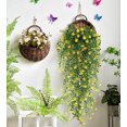 thumbnail image 1 of Artificiales Flores para Colgar, 3 Pzas de Vid de Eucalipto Falso, Guirnalda de Flores, Plantas de Plástico para Interiores y Exteriores, Pared, Jardín, Boda, Decoración de Fiesta en Casa, 1 of 8