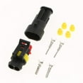 thumbnail image 3 of Conector eléctrico impermeable para coche de 2 pines, WG marino, paquete de 3 Zulema Enchufe del conector del cable, 3 of 8