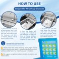 thumbnail image 4 of Foaming Garbage Disposal Cleaner and Deodorizer Tablets-24 Pack Food Cleaner, Quickly Eliminates Odors, XL Powerful Action, Refreshing Lemon Scent, Natural Ingredients, 1 Year Supply, 4 of 4