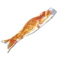 thumbnail image 4 of Manga de Viento Japonesa Carpa Bandera Jardín Koi Nobori Pez Vela 110cm Naranja Dorado Sunnimix Bandera japonesa del viento, 4 of 8
