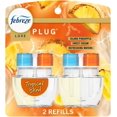 thumbnail image 1 of Febreze Plug In Refills New Luxe Limited Edition Plug In for Odor-Fighting Fade Defy PLUG Air Freshener, (2) Count of 0.87 fl oz Refills (Tropical Blend), 1 of 1