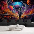 thumbnail image 1 of Tapiz colgante de pared con diseño de astronauta Galaxy Space, 150 x 130 cm, 1 of 2