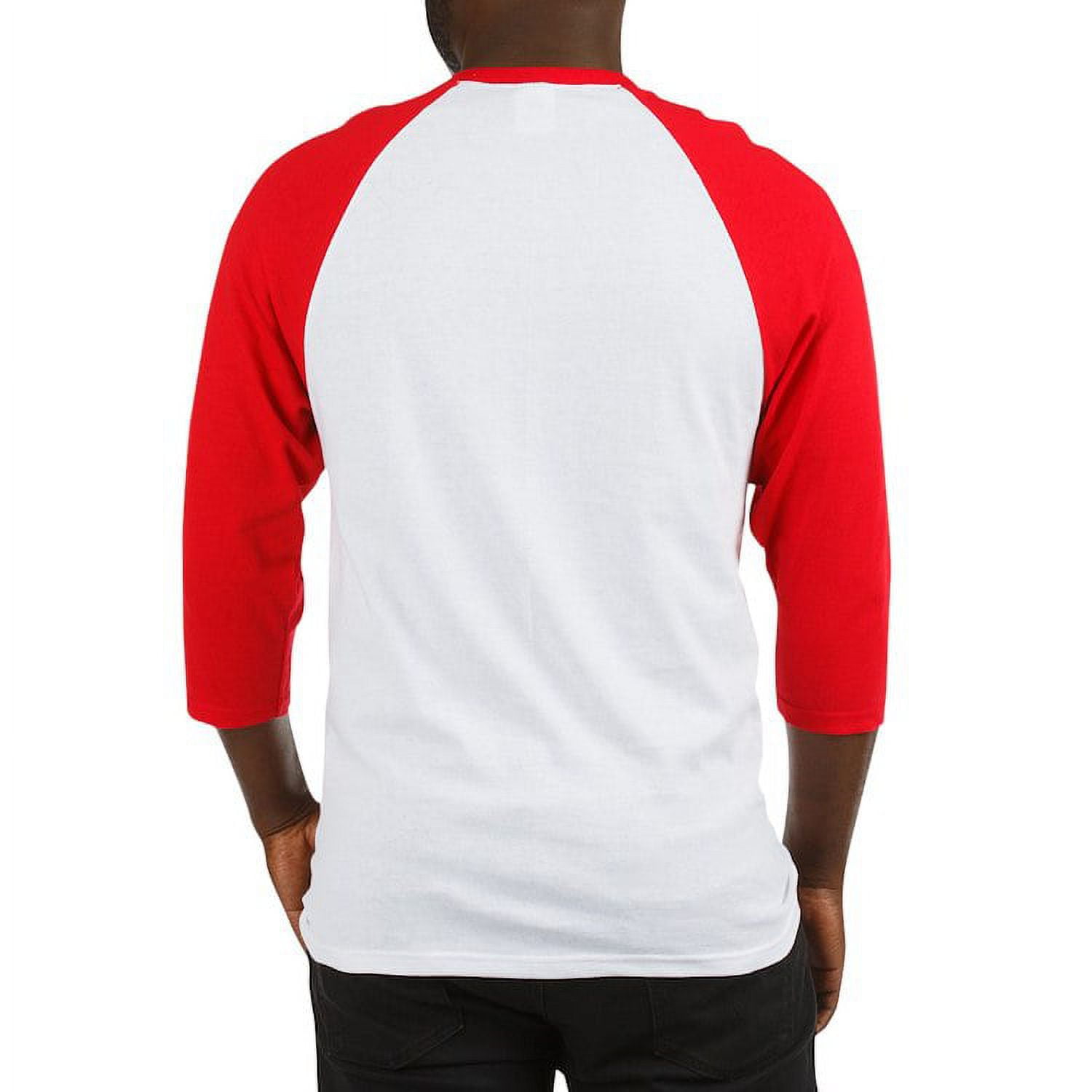 CafePress - Im Nice She's Naughty Elf Hat Baseball Jersey - Cotton Baseball Jersey, 3/4 Raglan Sleeve Shirt