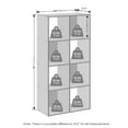 thumbnail image 3 of Furinno Pelli Cubic Storage Cabinet, Bookcase, Bookshelf, 8-Cube, Espresso, 3 of 6