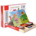 thumbnail image 1 of Children's Magnetic Animal Puzzle Toy Magnetic Stickers Educational Toys (Animal Dressup), 1 of 4