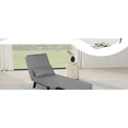 thumbnail image 2 of Silla plegable, cómodo sofá cama convertible, cama plegable 5 en 1 con respaldo y almohadas ajustables en 5 posiciones, silla individual, cómoda silla futón,Gris, 2 of 2