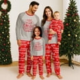 thumbnail image 5 of Onlypjs Family Christmas Pajamas Matching Sets for Men, Women and Couples – Holiday Xmas PJs with Festive Gray Tops and Red Letter Print Bottoms, 5 of 5