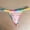 c01Pink, variant on Mens T-Back Thongs Low Rise G-String Briefs Ultra-Transparent Mesh,Bulge Pouch Underwear Red L