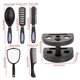 thumbnail image 4 of Hair Brush Set with Comb and Mirror, 5 in 1 Detangling and Massage Kit, Elegant Purple Finish, 4 of 4