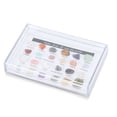 thumbnail image 1 of Kit de piedras preciosas, 24 tipos de piedras preciosas de cristal, piedras de cristal curativas, piedras preciosas de cristal, solución innovadora, 1 of 12