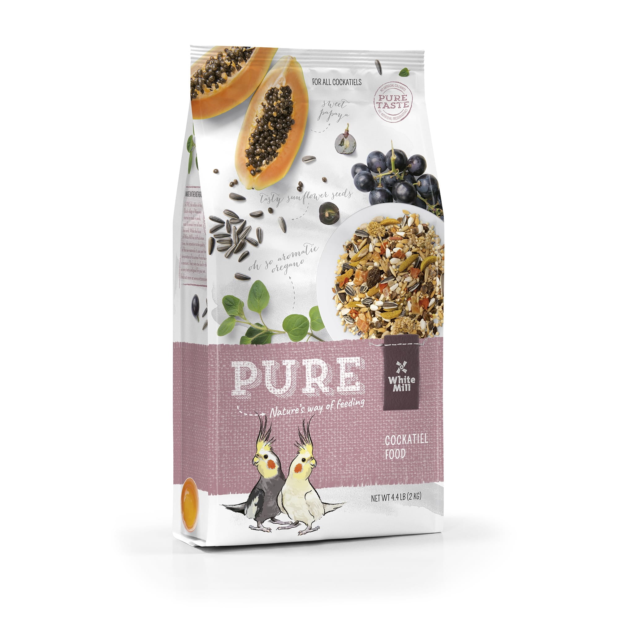White Mill Gourmet Seed Mixture for Cockatiel 4.4 lbs.