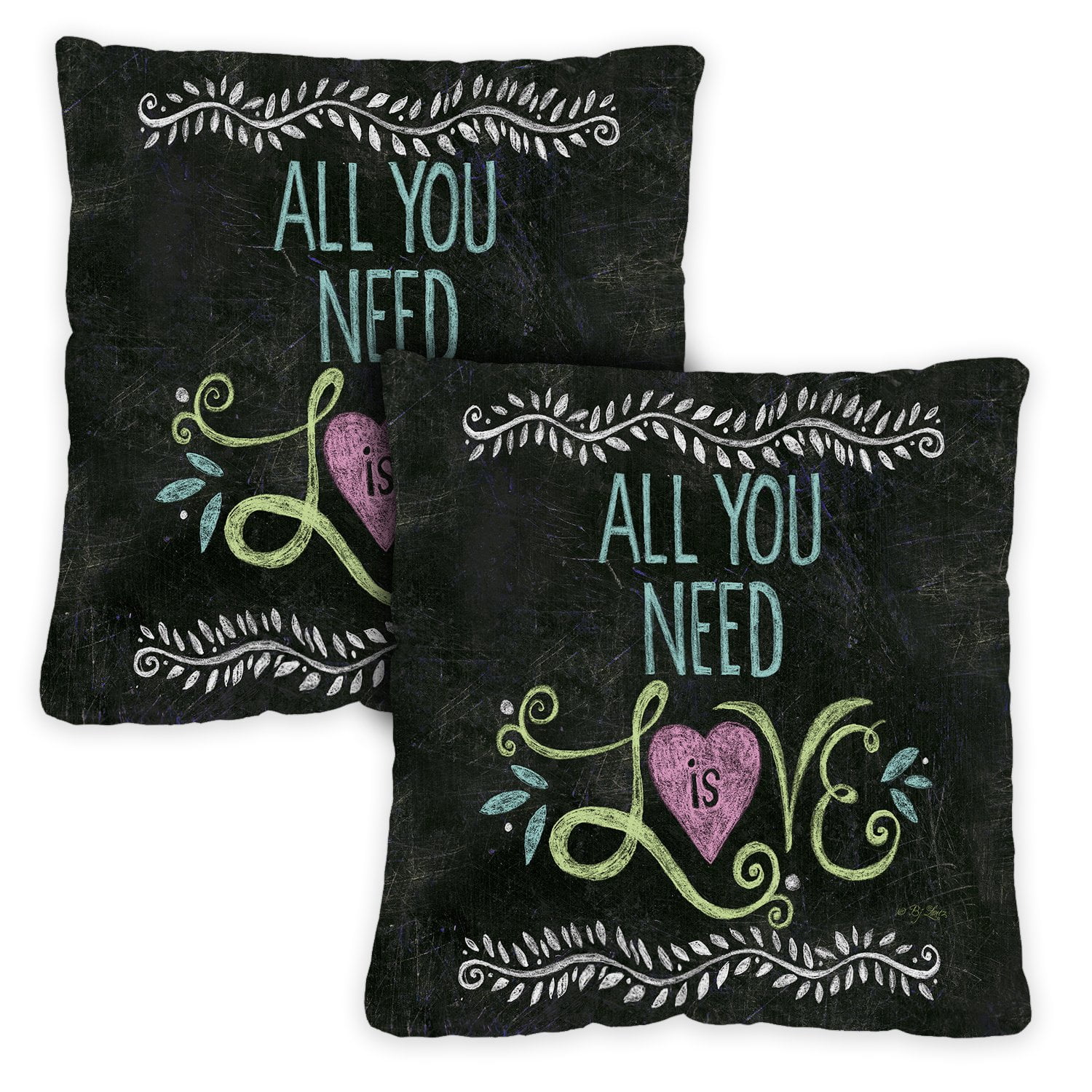 Toland Angel Wings 12 x 19 Inch Indoor Pillow Case 2-Pack