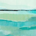 thumbnail image 2 of Warren, Annie 12x12 Black Ornate Wood Framed with Double Matting Museum Art Print Titled - Oceanic Blue I, 2 of 4