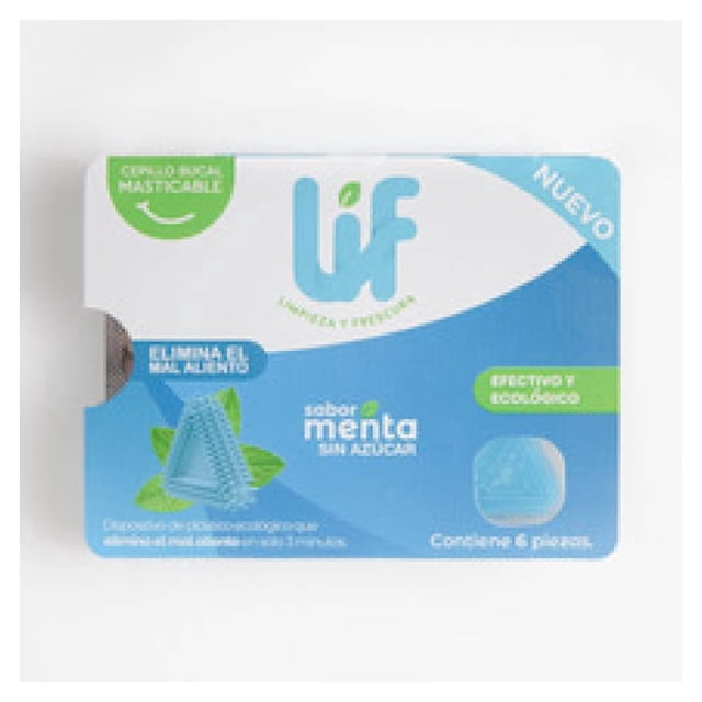 Cepillo Bucal Masticable LIF Blister 6 piezas