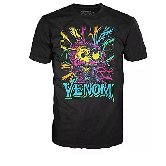 Funko Pop Black Light Venom Eddie Brock Funko Pop & Tee Size Medium