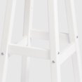 thumbnail image 4 of WestinTrends Malibu 24" HDPE Outdoor Patio Round Counter Height Bar Stool, White, 4 of 7