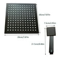 thumbnail image 4 of HIBIBUD High Pressure Shower Heads,Rainfall Shower Head with Handheld Spray,Luxury Bath Rain Shower Head,Pressurized Shower Head Combo Set,Easy Clean Install, 4 of 7
