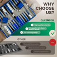 thumbnail image 4 of Set de backgammon Queensell de piel sintética de 38 x 24 x 5,5 cm con accesorios, 4 of 9