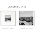 thumbnail image 4 of HAUS AND HUES Solid Oak Wood 8”x8” Picture Frames Matted to 4”x4” Set of 4 - Square White Picture Frames 8x8, Set of 4 Photo Frames, 8x8 Gallery Wall Frame Set, 8 x 8 Picture Frames, 4 of 6