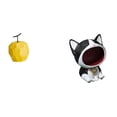 thumbnail image 1 of Escultura De Fruta De Gato De Porcelana, Adorno Coleccionable, Estatua De Mesa, Decoración Geométrica Para Festival, Entrada De Oficina, Cuenco Para Llaves, Cuenco Para Dulces, Figura, 1 of 8