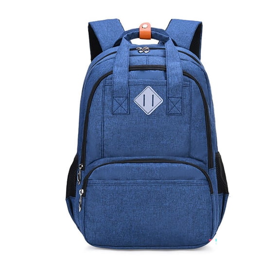 FUZHIQ Solid Color School Backpack for Ages 3rd 4th 5th 6th Grade Multi Compartment Top Handle Bookbag Middle School Students